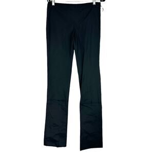Red Valentino Spa Black Nylon Straight Leg Trouser Pants Size 40 (US Size 10)